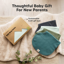 Load image into Gallery viewer, 4-Pack Hallo Burp Cloths (Eclipse)