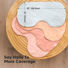 Load image into Gallery viewer, 4-Pack Hallo Burp Cloths (Flora Dew)