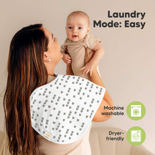 Load image into Gallery viewer, 4-Pack Hallo Burp Cloths (Grayscape)