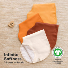 Load image into Gallery viewer, 4-Pack Hallo Burp Cloths (Sahara)