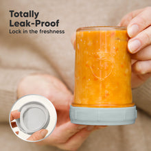 Load image into Gallery viewer, 4-Pack Prep Jars Food Glass Containers
