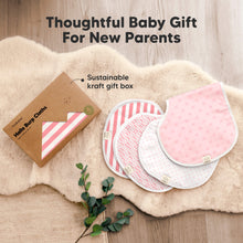 Load image into Gallery viewer, 4-Pack Hallo Burp Cloths (Blush)