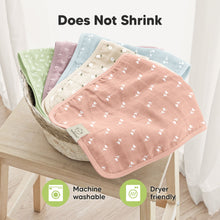 Load image into Gallery viewer, 5-Pack Lumi Muslin Burp Cloths (Wild Bloom)