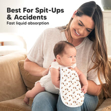 Load image into Gallery viewer, Softe Muslin Baby Burp Cloth (Fall Spores)