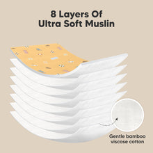 Load image into Gallery viewer, Softe Muslin Baby Burp Cloth (Beach Day)