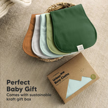 Load image into Gallery viewer, 5-Pack Urban Quin Burp Cloths (Hunter)