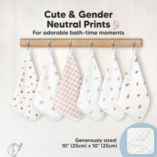 Load image into Gallery viewer, 6-Pack Cami Baby Washcloths (Petals)