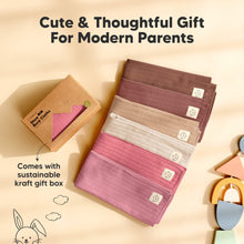 Load image into Gallery viewer, 6-Pack Shea (Stria) Burp Cloths (Rosewood)