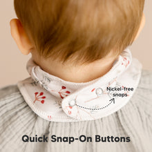 Load image into Gallery viewer, 8-Pack Organic Bandana Bibs (Butterflies)