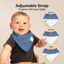 Load image into Gallery viewer, 8-Pack Organic Bandana Bibs (Cruise)