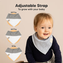Load image into Gallery viewer, 8-Pack Organic Bandana Bibs (Nordic)