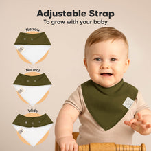 Load image into Gallery viewer, 8-Pack Organic Bandana Bibs (Coastline)