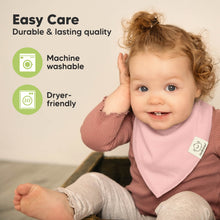 Load image into Gallery viewer, 8-Pack Organic Bandana Bibs (Embrace)