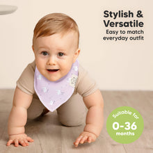 Load image into Gallery viewer, 8-Pack Organic Bandana Bibs (Lunaris)