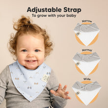 Load image into Gallery viewer, 8-Pack Organic Bandana Bibs (Prairie)