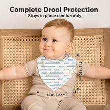 Load image into Gallery viewer, 8-Pack Organic Bandana Bibs (Vessels)
