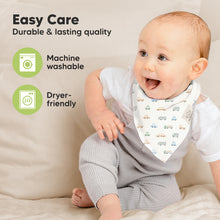 Load image into Gallery viewer, 8-Pack Organic Bandana Bibs (Vessels)