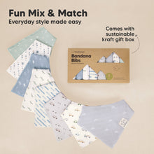 Load image into Gallery viewer, 8-Pack Organic Bandana Bibs (Vessels)