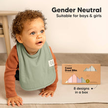 Load image into Gallery viewer, 8-Pack Coast Drool Bibs (Dew)