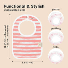 Load image into Gallery viewer, 8-Pack Coast Drool Bibs (Sweet Charm)