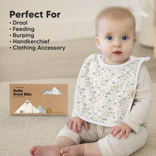Load image into Gallery viewer, 8-Pack Hallo Drool Bibs (Prairie)