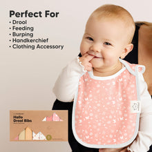 Load image into Gallery viewer, 8-Pack Hallo Drool Bibs (Sweet Charm)