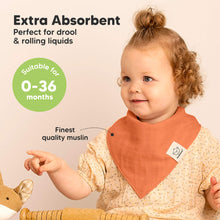 Load image into Gallery viewer, 8-Pack Lumi Muslin Bandana Bibs (Eclipse)