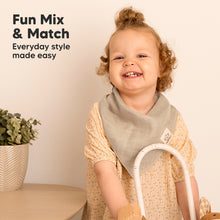 Load image into Gallery viewer, 8-Pack Lumi Muslin Bandana Bibs (Lavender)