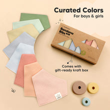 Load image into Gallery viewer, 8-Pack Quin Bandana Bibs (Dew)