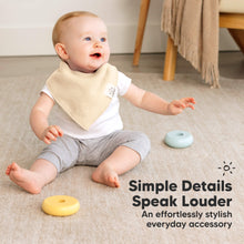 Load image into Gallery viewer, 8-Pack Quin Bandana Bibs (Driftwood)
