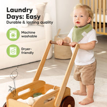 Load image into Gallery viewer, 8-Pack Quin Bandana Bibs (Driftwood)