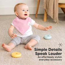 Load image into Gallery viewer, 8-Pack Quin Bandana Bibs (Muted Pastel)