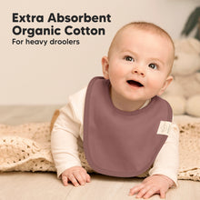 Load image into Gallery viewer, 8-Pack Urban Drool Bibs (Mauve)