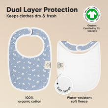 Load image into Gallery viewer, 8-Pack Urban Drool Bibs (Fleur)