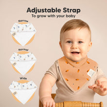Load image into Gallery viewer, 8-Pack Organic Bandana Bibs (Cosmo)