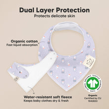 Load image into Gallery viewer, 8-Pack Organic Bandana Bibs (Dreamers)