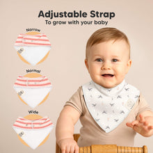 Load image into Gallery viewer, 8-Pack Organic Bandana Bibs (Marine Muse)