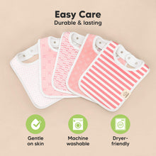 Load image into Gallery viewer, 8-Pack Coast Drool Bibs (Blush)