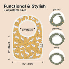 Load image into Gallery viewer, 8-Pack Coast Drool Bibs (Mesozoic)