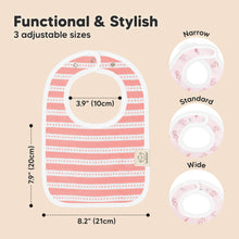 Load image into Gallery viewer, 8-Pack Coast Drool Bibs (Sweet Charm)