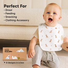 Load image into Gallery viewer, 8-Pack Coast Drool Bibs (Wilderness)