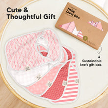 Load image into Gallery viewer, 8-Pack Hallo Drool Bibs (Blush)