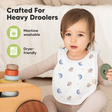 Load image into Gallery viewer, 8-Pack Hallo Drool Bibs (Cosmo)