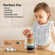 Load image into Gallery viewer, 8-Pack Hallo Drool Bibs (Crossroads)