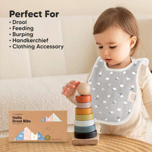 Load image into Gallery viewer, 8-Pack Hallo Drool Bibs (Dreamers)