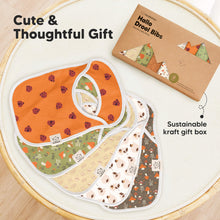 Load image into Gallery viewer, 8-Pack Hallo Drool Bibs (Fall Spores)