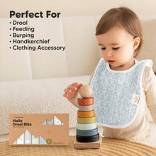 Load image into Gallery viewer, 8-Pack Hallo Drool Bibs (Nordic)