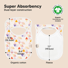 Load image into Gallery viewer, 8-Pack Hallo Drool Bibs (Prism)