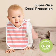 Load image into Gallery viewer, 8-Pack Hallo Drool Bibs (Sweet Charm)