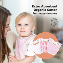 Load image into Gallery viewer, 8-Pack Urban Drool Bibs (Blush)